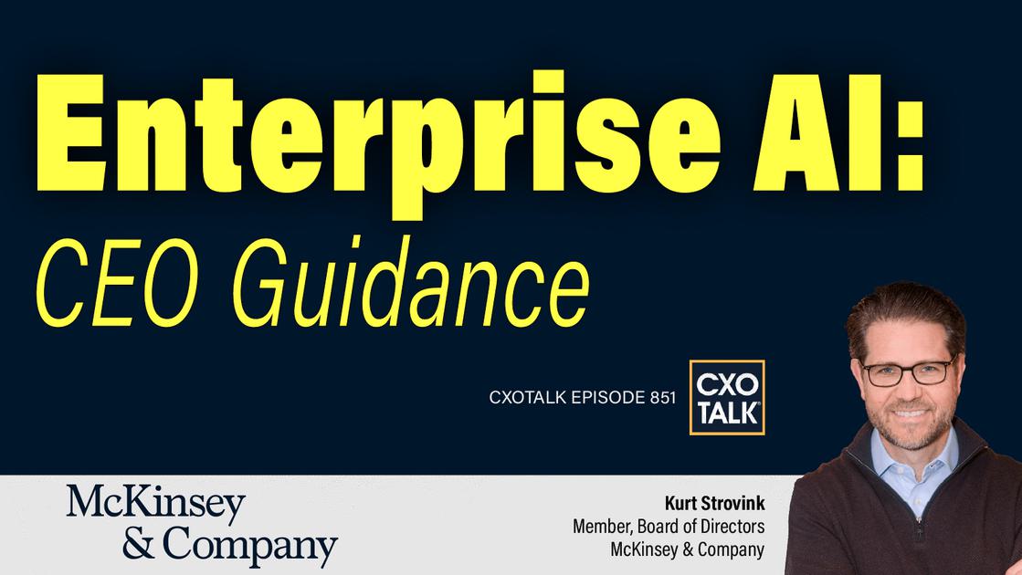 Mckinsey Ceo Guidance For Enterprise Ai Cxotalk Mckinsey Ceo Guidance For Enterprise Ai Cxotalk