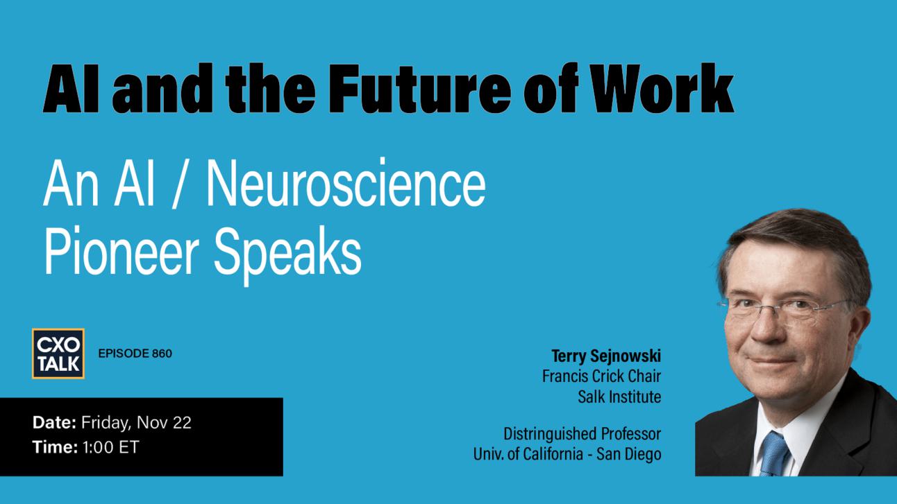 AI and the Future of Work: An AI / Neuroscience Pioneer Speaks
