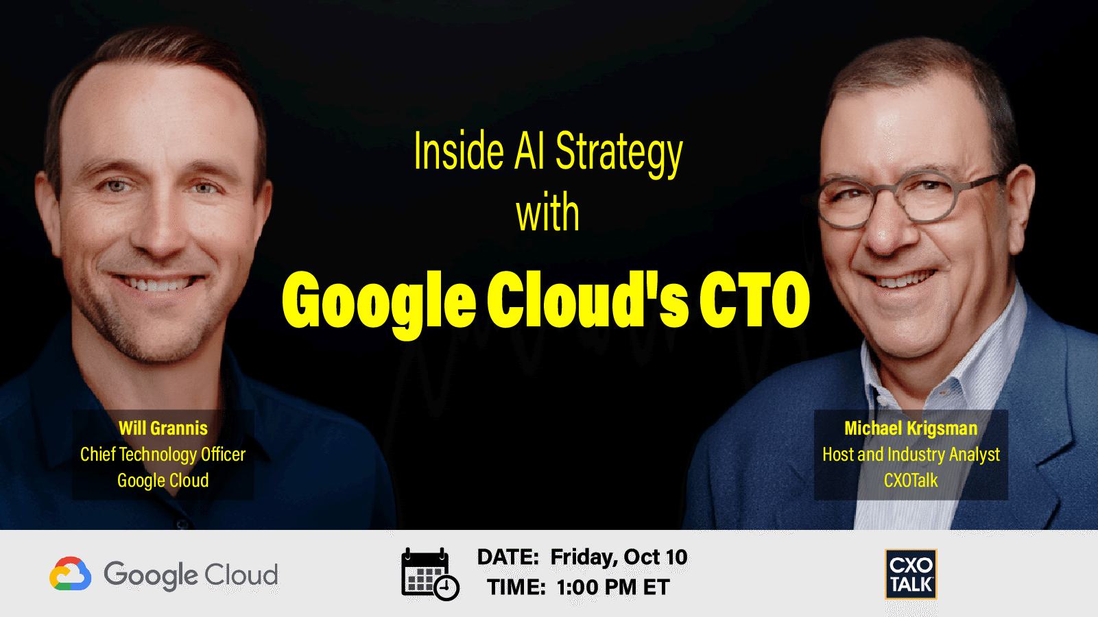 Inside AI Strategy with Google Cloud's CTO