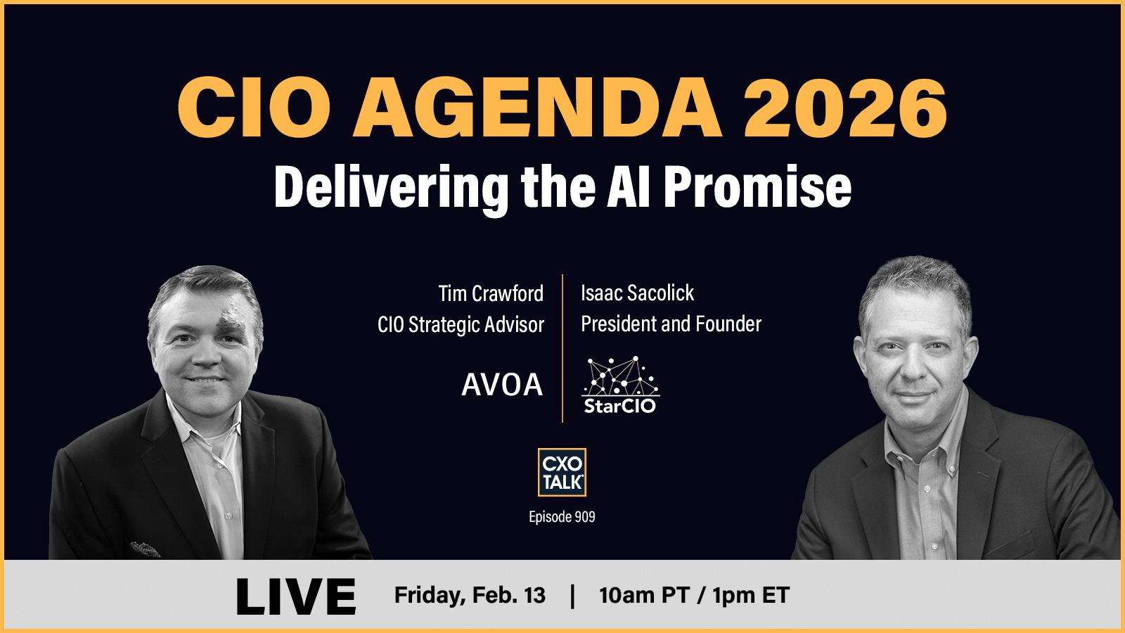 CIO Agenda 2026: Delivering on the AI Promise