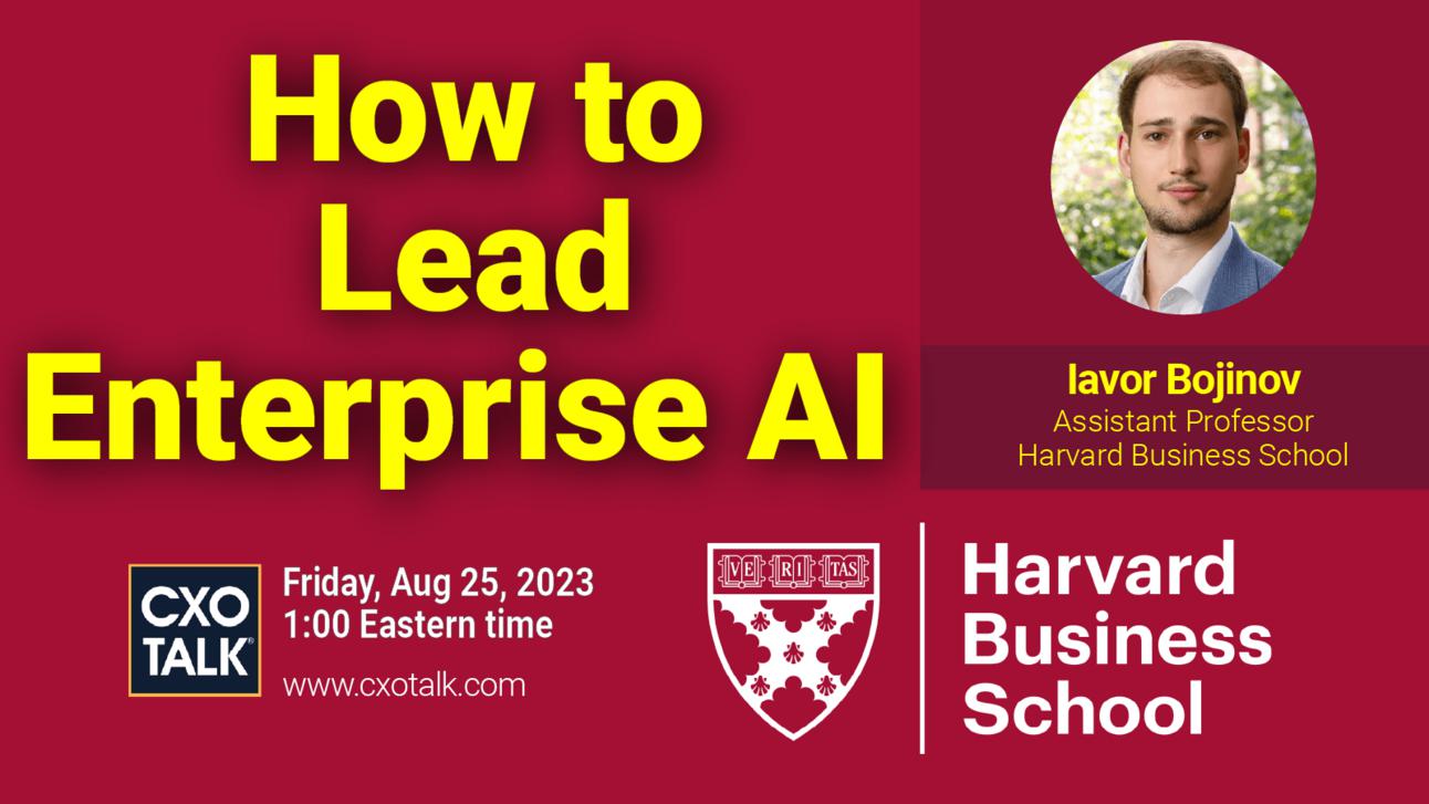 How to Lead Enterprise AI, with Harvard Business School Professor