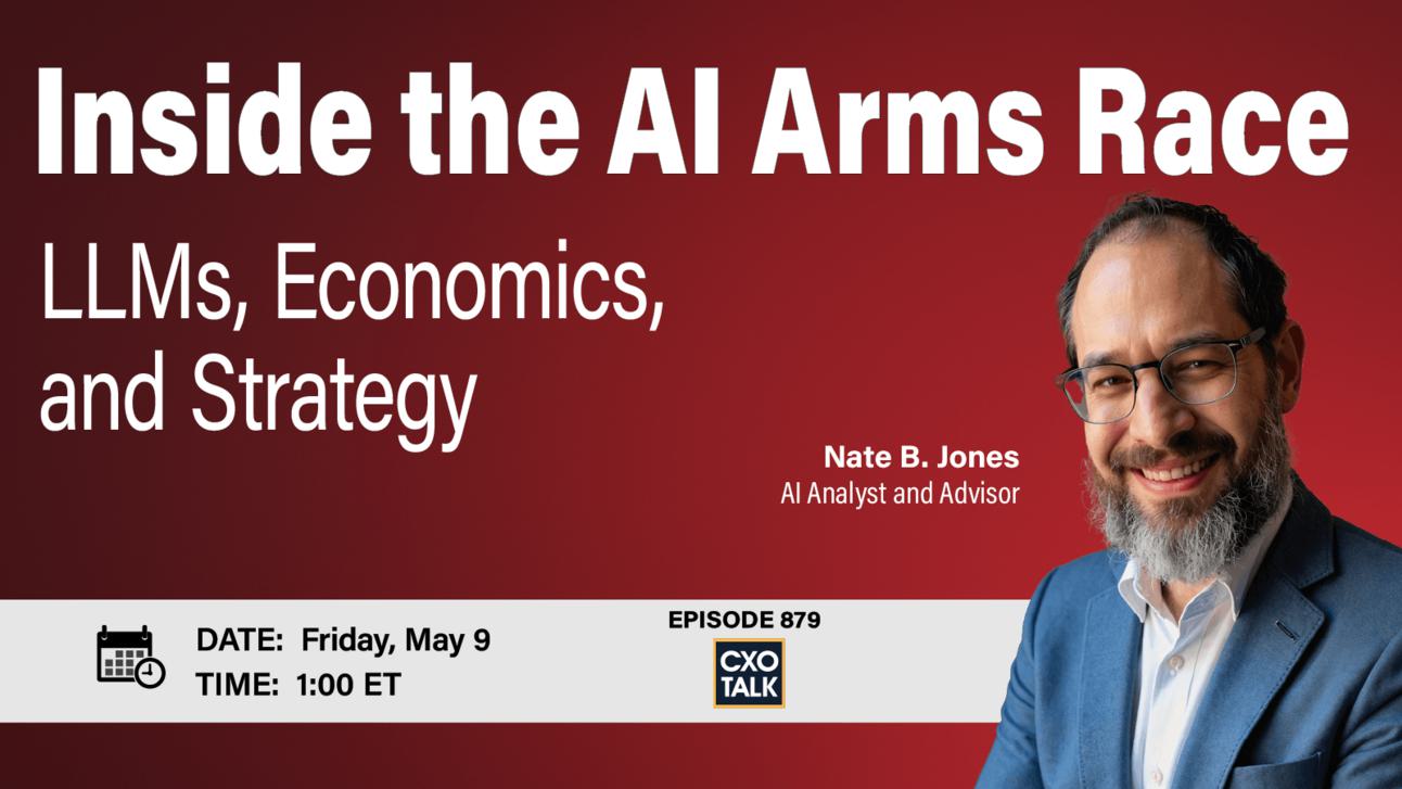 Inside the AI Arms Race: Friday May 9, 1:00 ET